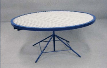 round wool skirting table